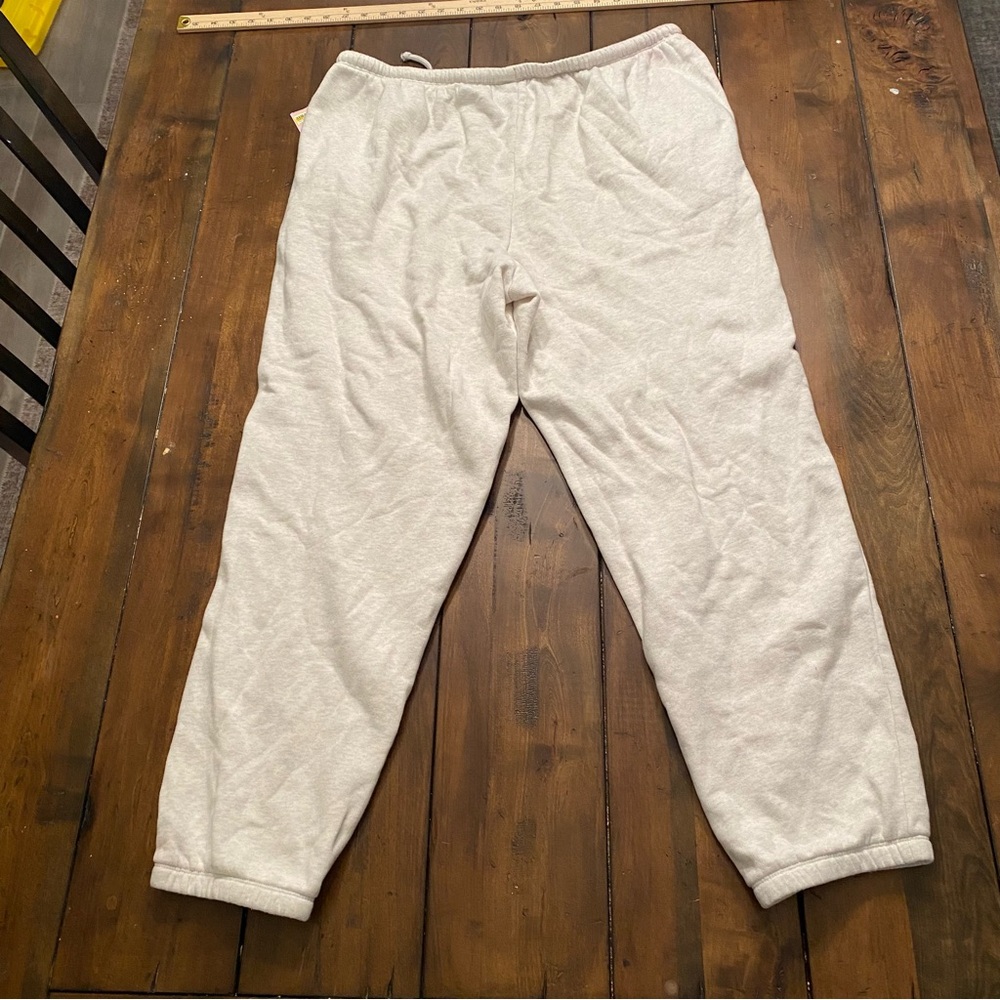 Wild Fable Women's Gray Heathered XL jogger sweat pants with drawstring - Picture 2 of 12